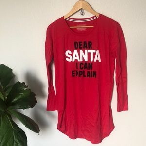 Victoria’s Secret Sleepwear holidays tshirt dress